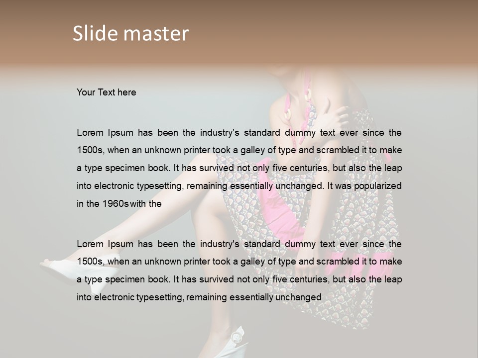 Dress Beautiful Elegant PowerPoint Template