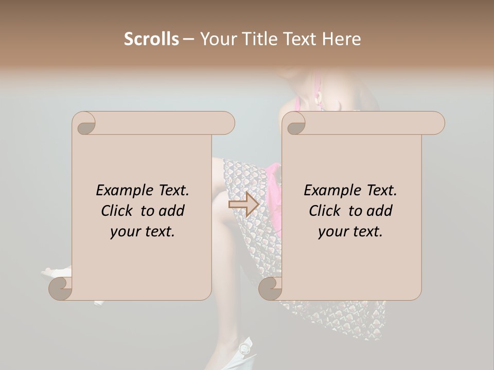 Dress Beautiful Elegant PowerPoint Template