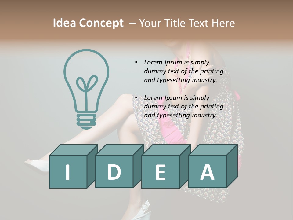 Dress Beautiful Elegant PowerPoint Template