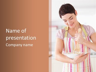 Sugar Bakery Measuring PowerPoint Template