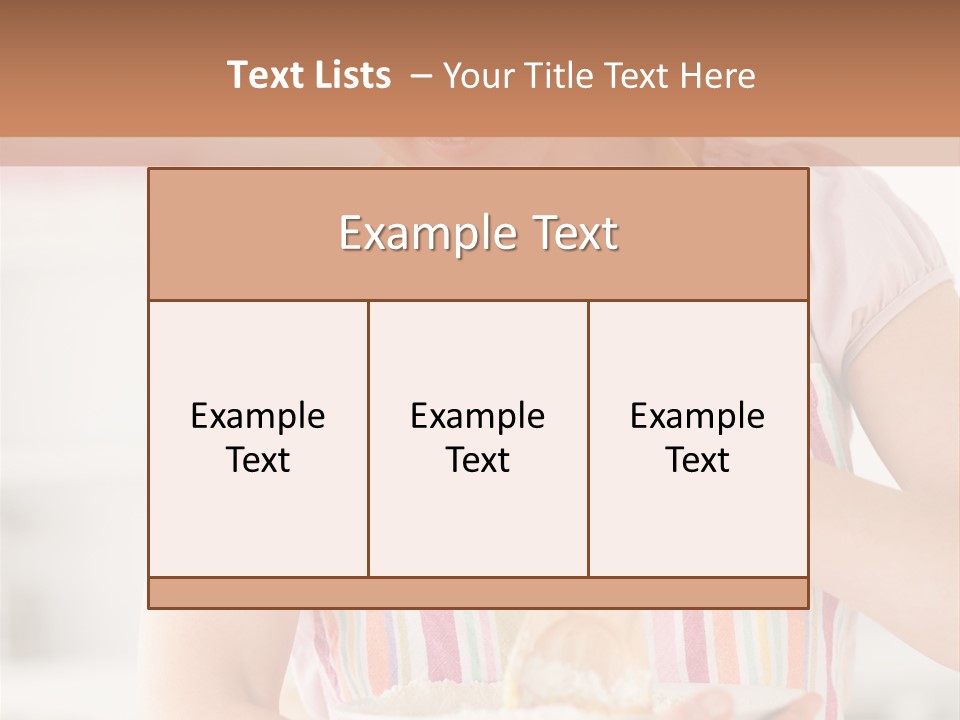 Sugar Bakery Measuring PowerPoint Template