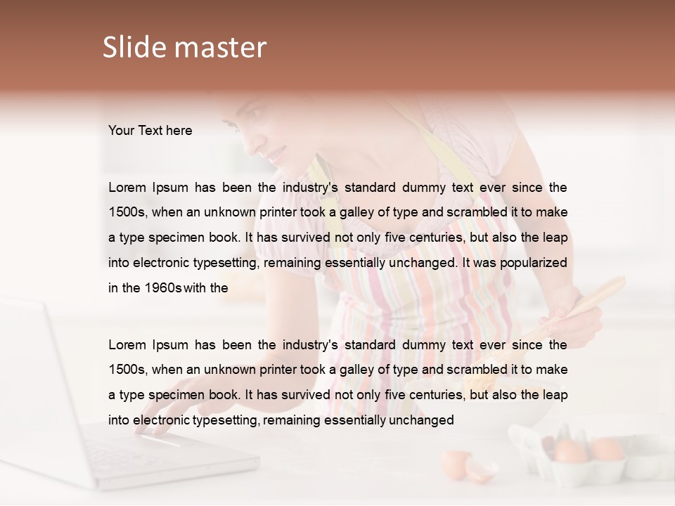 Kitchen Nourishment Cooking PowerPoint Template