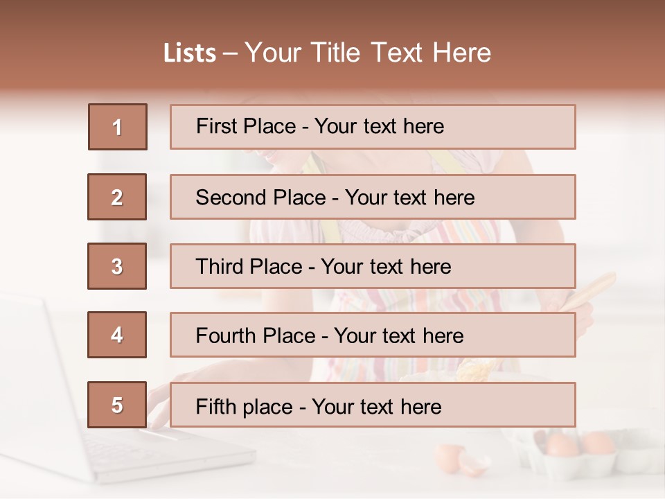 Kitchen Nourishment Cooking PowerPoint Template