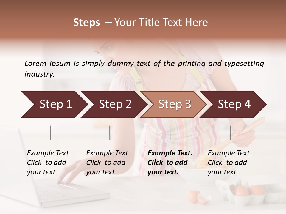 Kitchen Nourishment Cooking PowerPoint Template