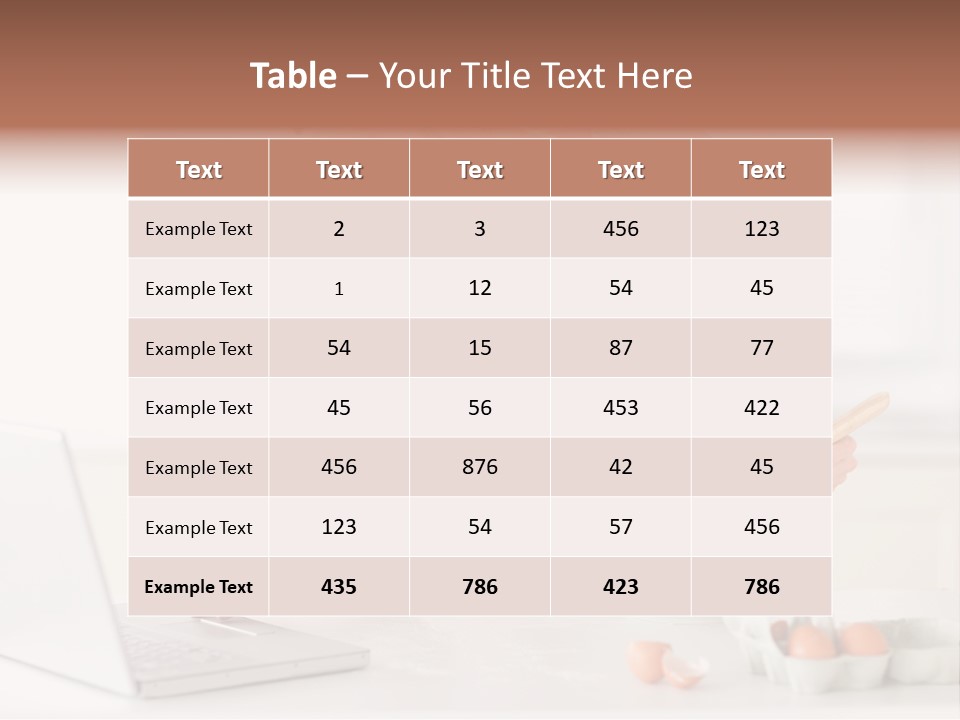 Kitchen Nourishment Cooking PowerPoint Template