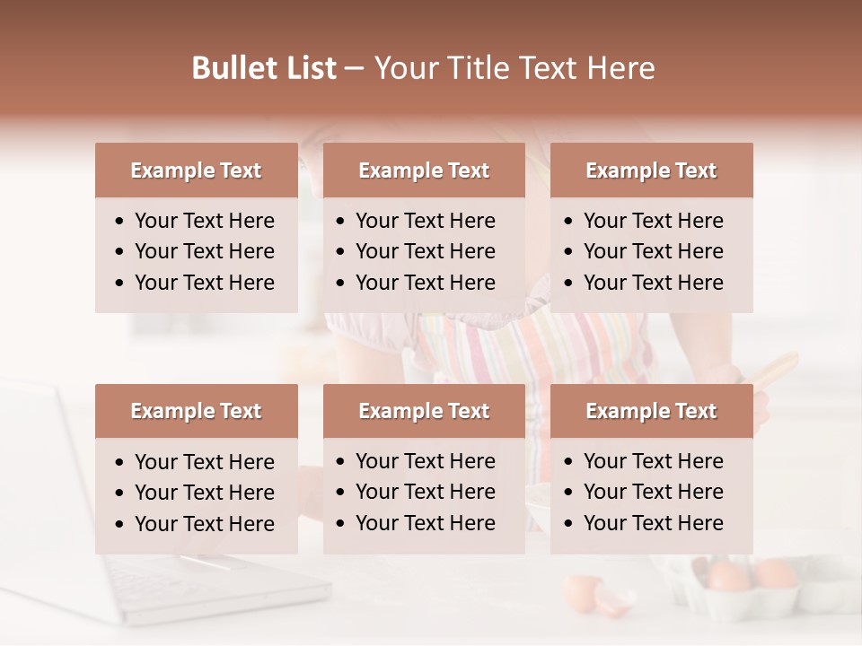 Kitchen Nourishment Cooking PowerPoint Template