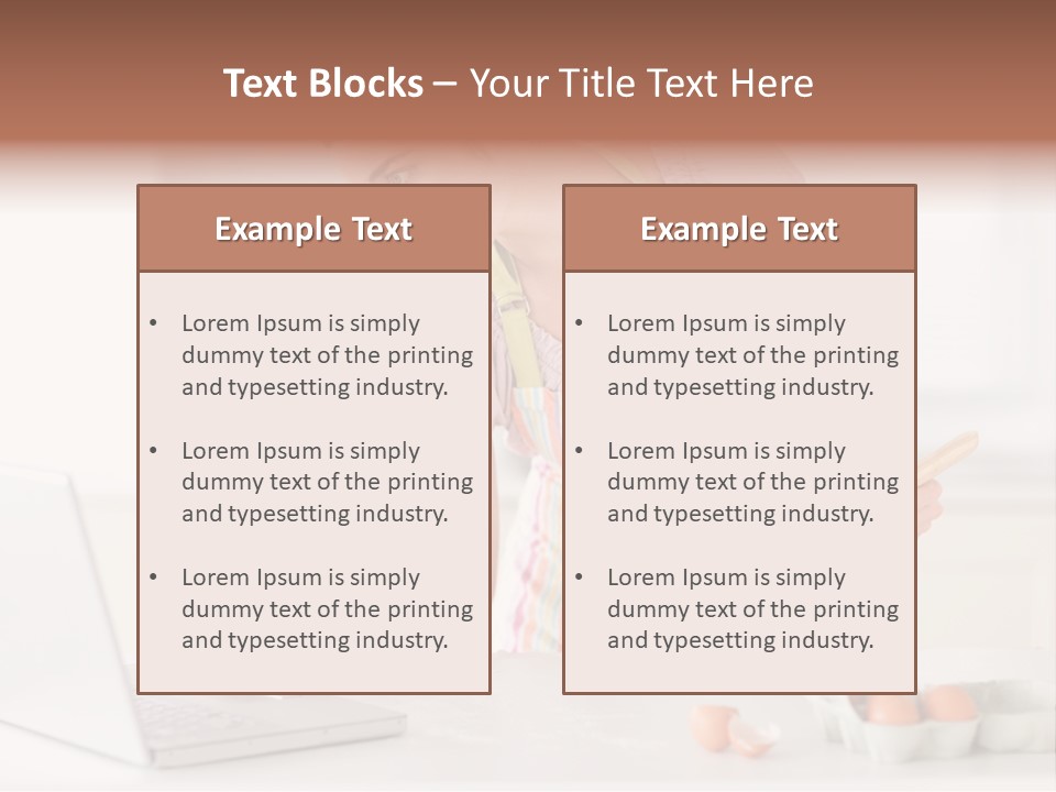 Kitchen Nourishment Cooking PowerPoint Template