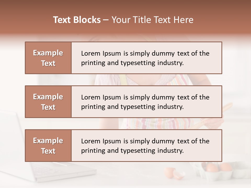 Kitchen Nourishment Cooking PowerPoint Template