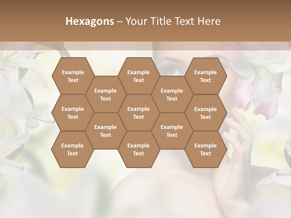 Fashion Young Closeup PowerPoint Template