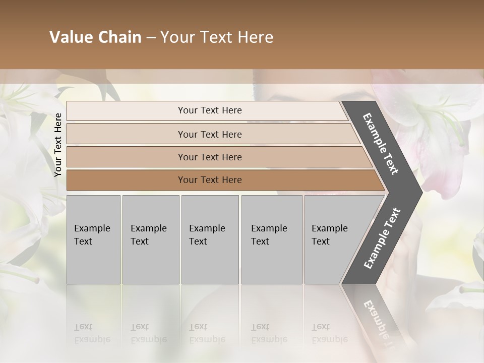 Fashion Young Closeup PowerPoint Template