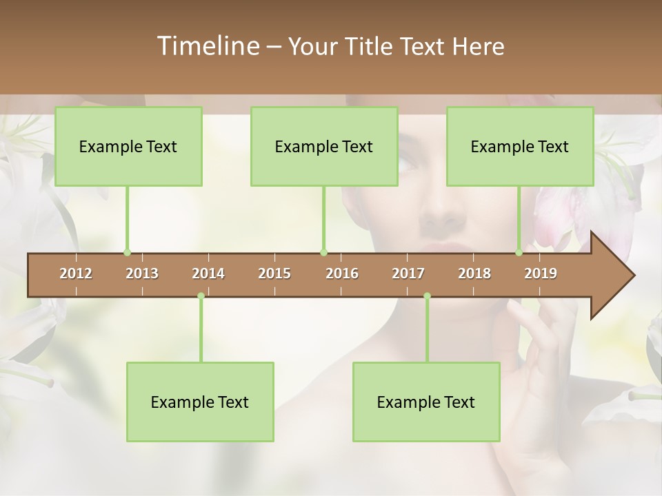 Fashion Young Closeup PowerPoint Template