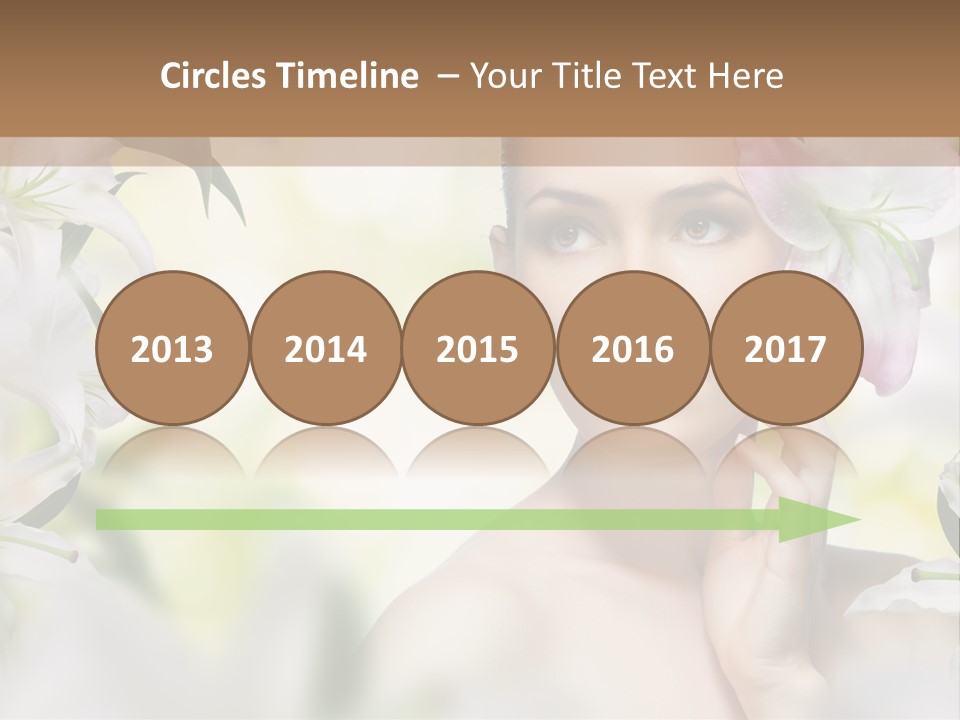 Fashion Young Closeup PowerPoint Template