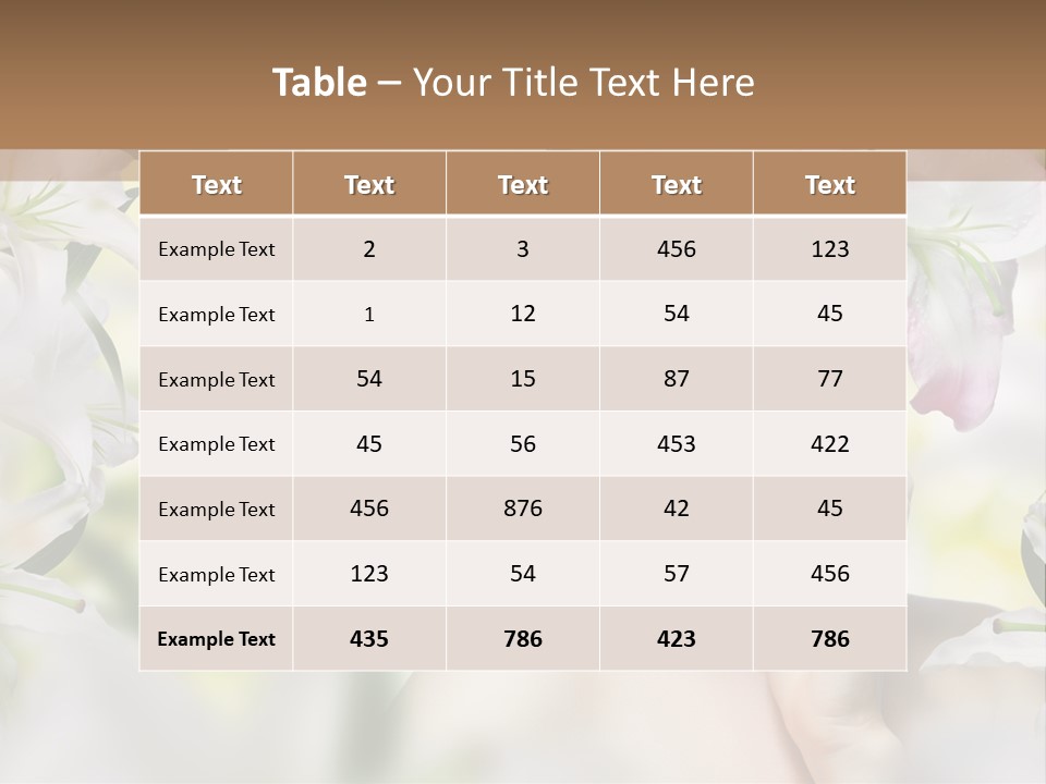 Fashion Young Closeup PowerPoint Template