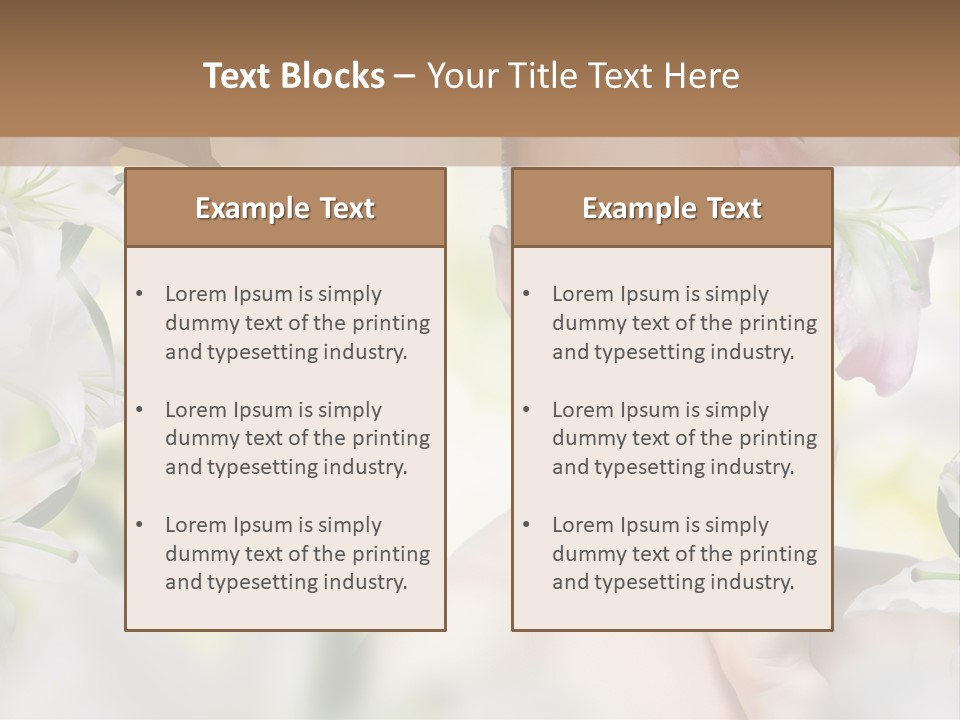 Fashion Young Closeup PowerPoint Template