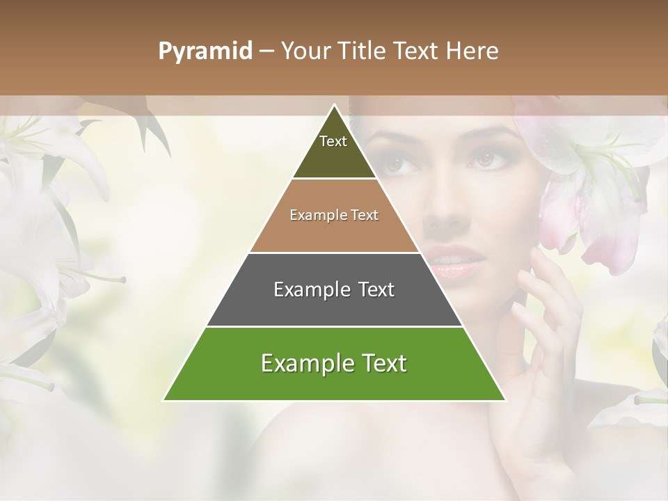 Fashion Young Closeup PowerPoint Template