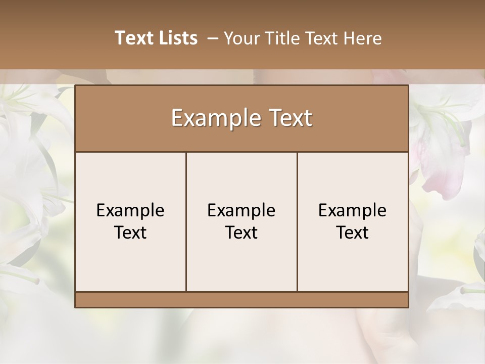 Fashion Young Closeup PowerPoint Template