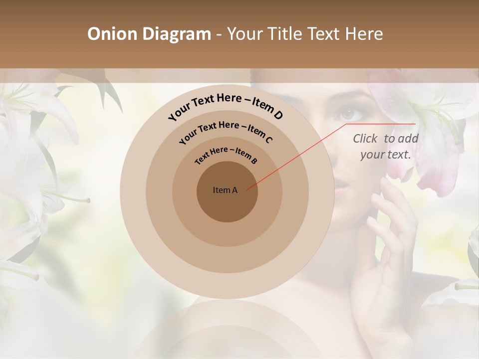 Fashion Young Closeup PowerPoint Template