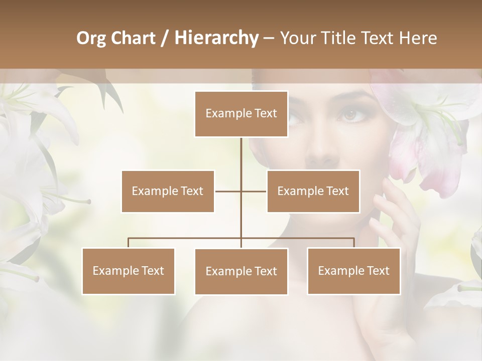 Fashion Young Closeup PowerPoint Template