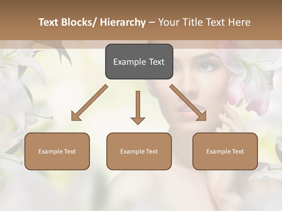 Fashion Young Closeup PowerPoint Template