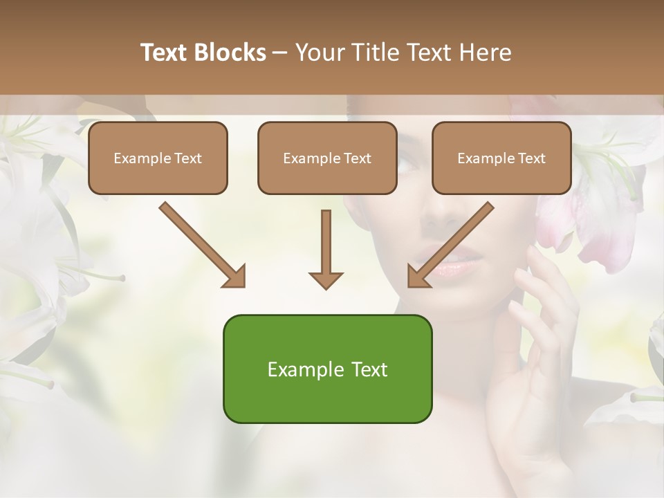 Fashion Young Closeup PowerPoint Template