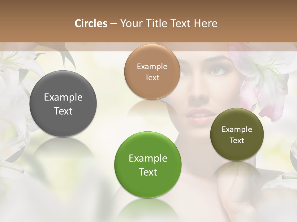 Fashion Young Closeup PowerPoint Template