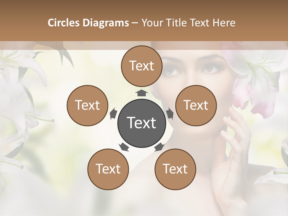 Fashion Young Closeup PowerPoint Template