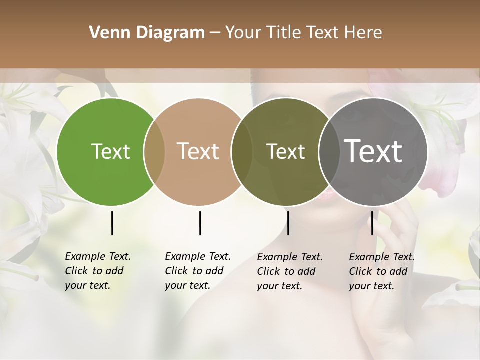 Fashion Young Closeup PowerPoint Template