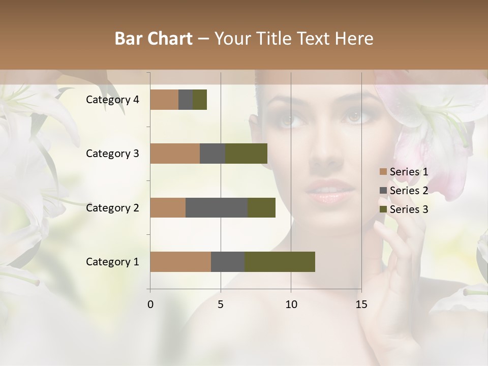 Fashion Young Closeup PowerPoint Template