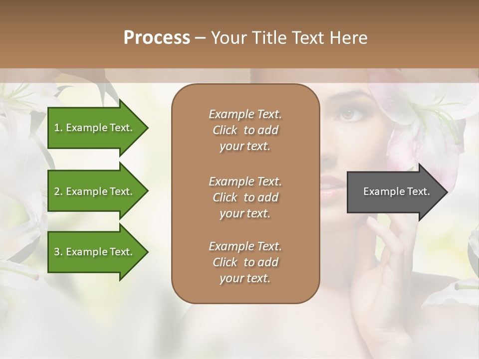 Fashion Young Closeup PowerPoint Template