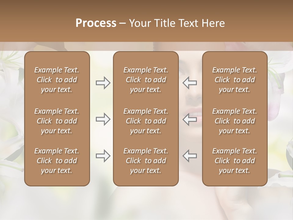 Fashion Young Closeup PowerPoint Template