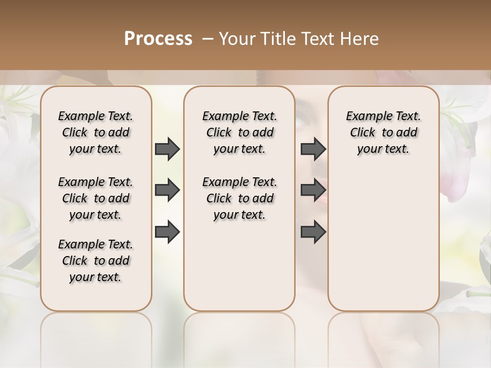 Fashion Young Closeup PowerPoint Template