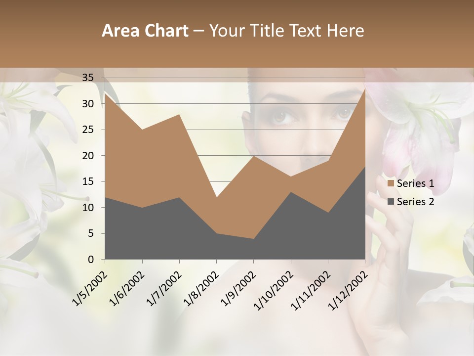 Fashion Young Closeup PowerPoint Template