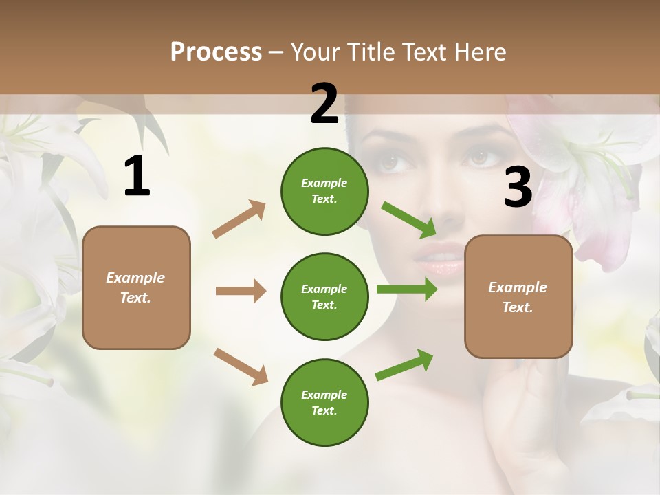 Fashion Young Closeup PowerPoint Template