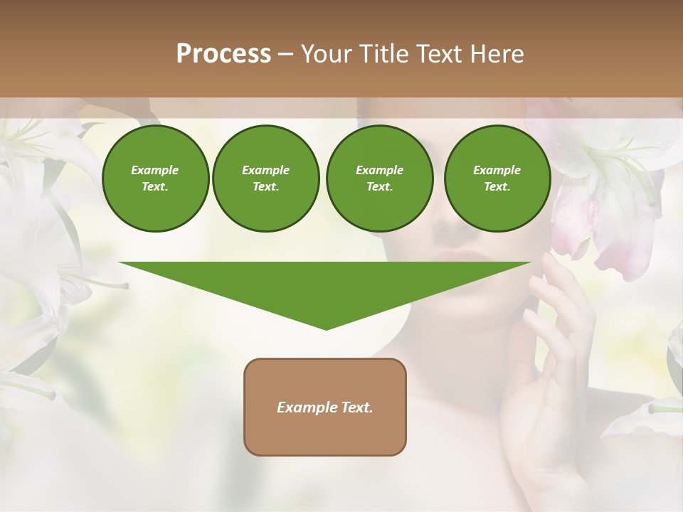 Fashion Young Closeup PowerPoint Template