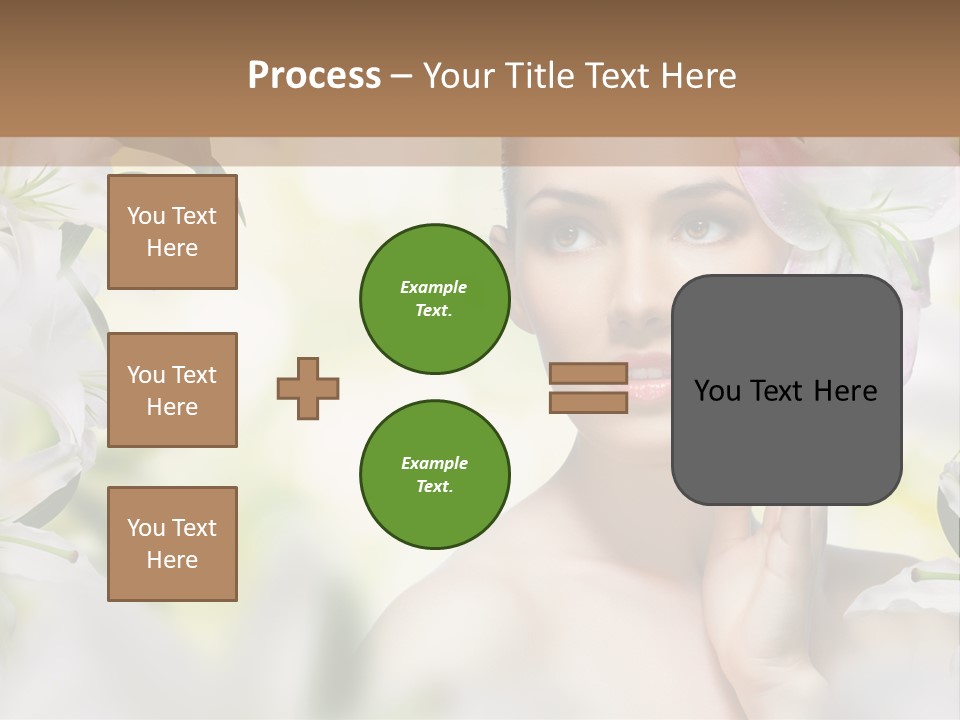 Fashion Young Closeup PowerPoint Template