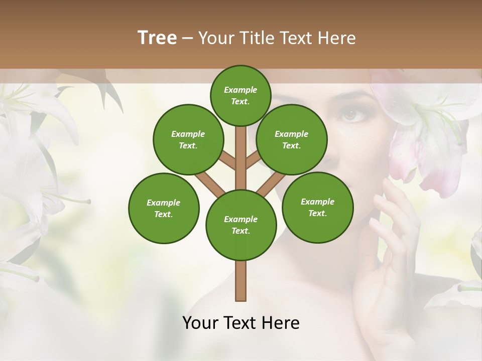 Fashion Young Closeup PowerPoint Template