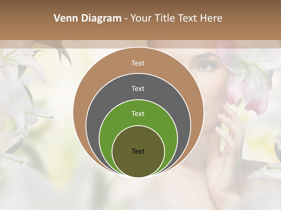 Fashion Young Closeup PowerPoint Template