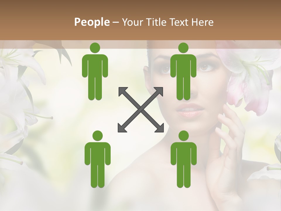 Fashion Young Closeup PowerPoint Template