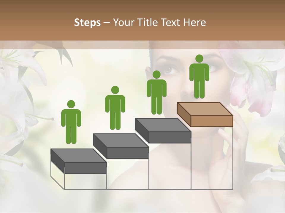 Fashion Young Closeup PowerPoint Template