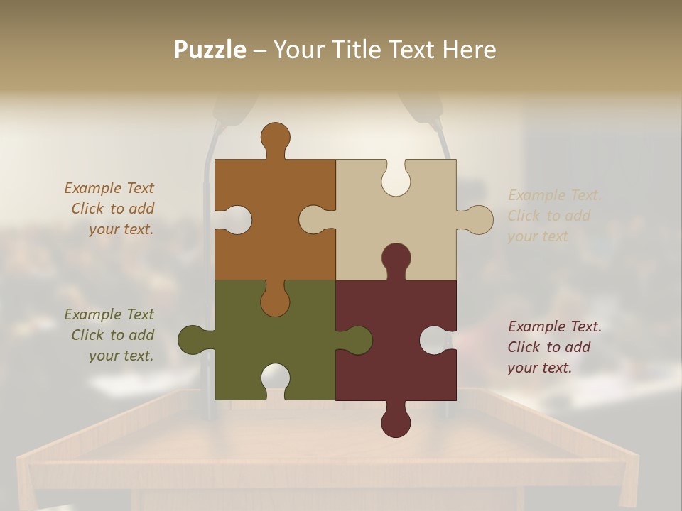 Listen Room Business PowerPoint Template