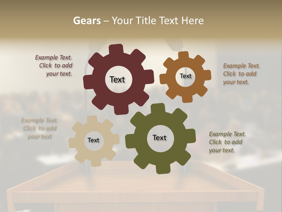 Listen Room Business PowerPoint Template