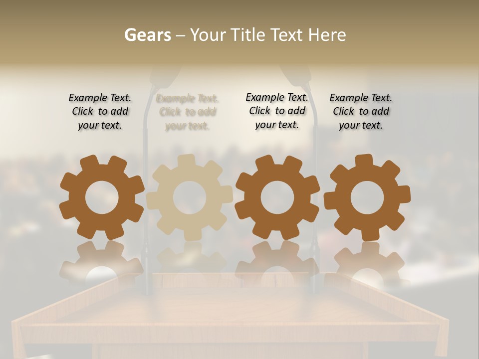 Listen Room Business PowerPoint Template