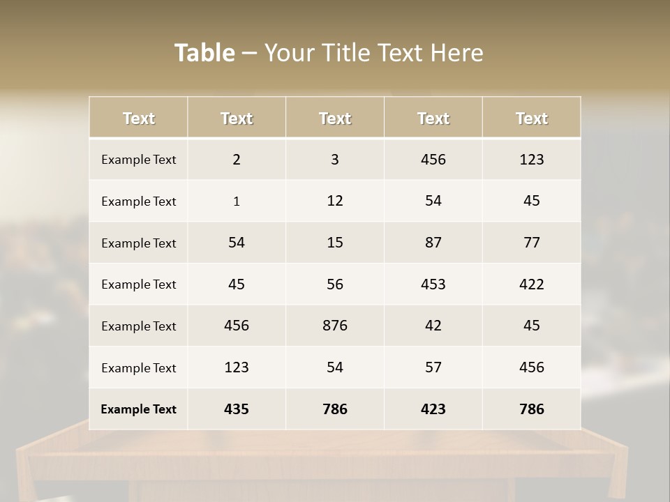 Listen Room Business PowerPoint Template