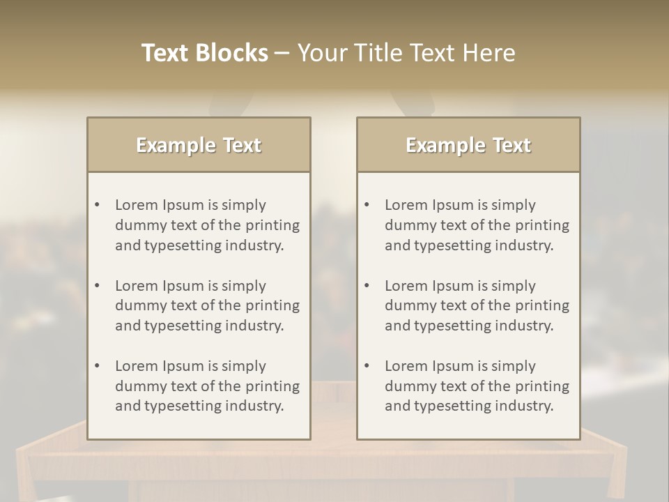 Listen Room Business PowerPoint Template