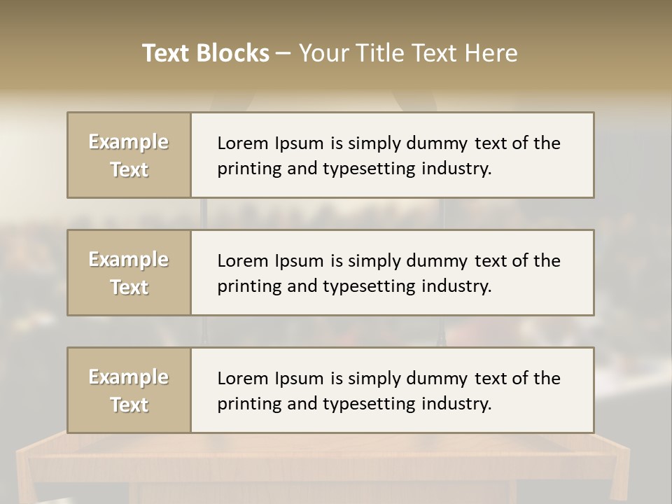 Listen Room Business PowerPoint Template