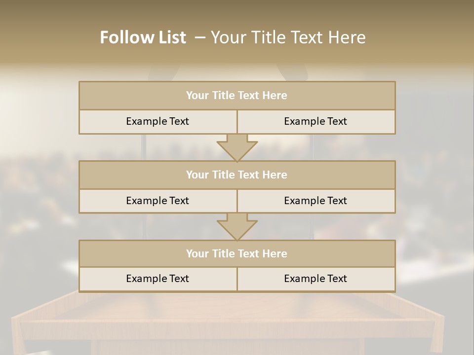 Listen Room Business PowerPoint Template