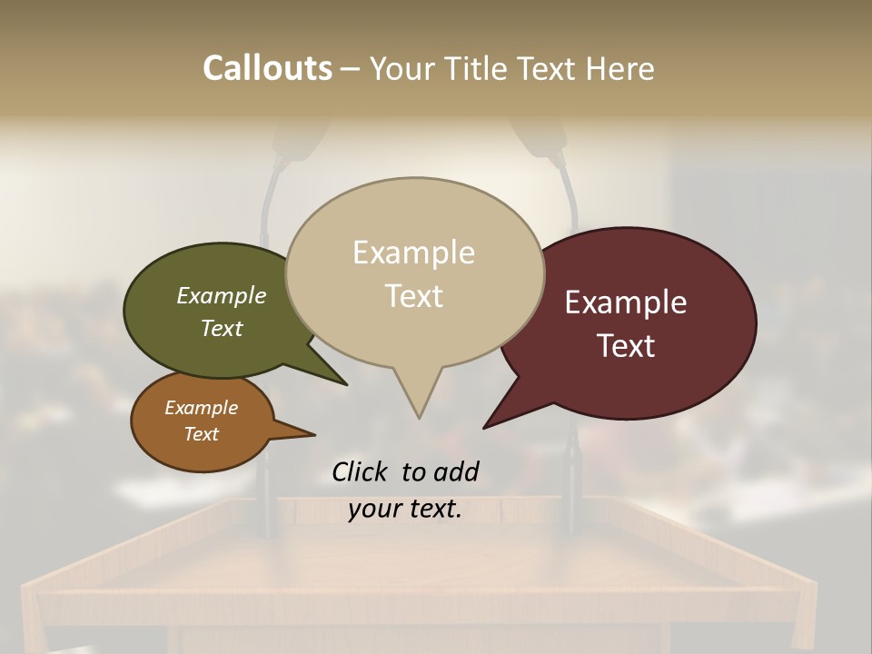 Listen Room Business PowerPoint Template