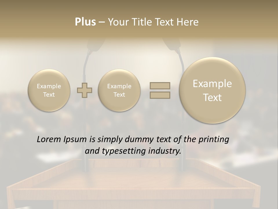 Listen Room Business PowerPoint Template