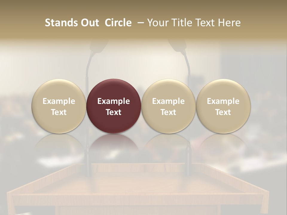 Listen Room Business PowerPoint Template