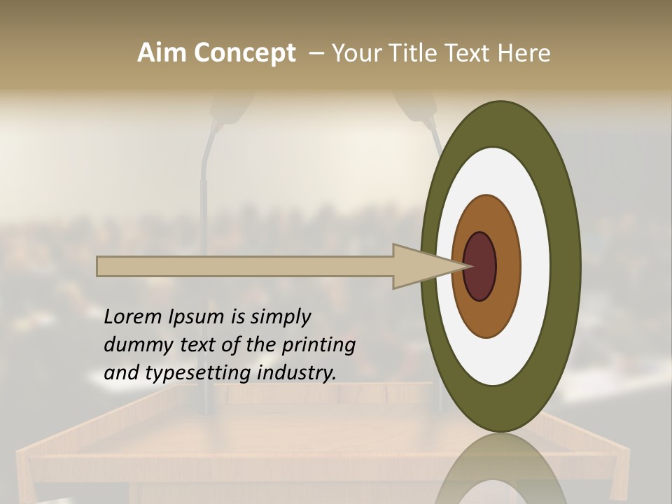 Listen Room Business PowerPoint Template
